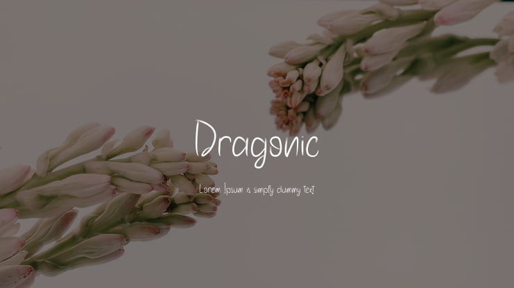 Dragonic Font