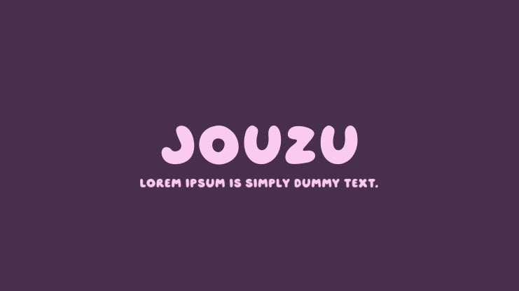Jouzu Font
