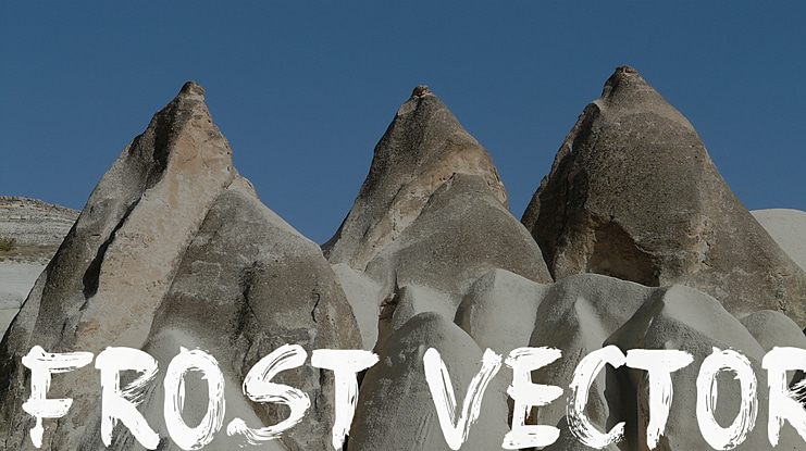 Frost Vector Font