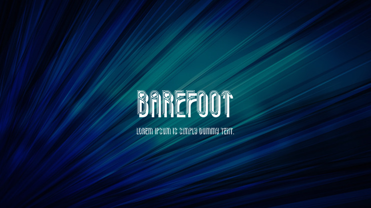 Barefoot Font