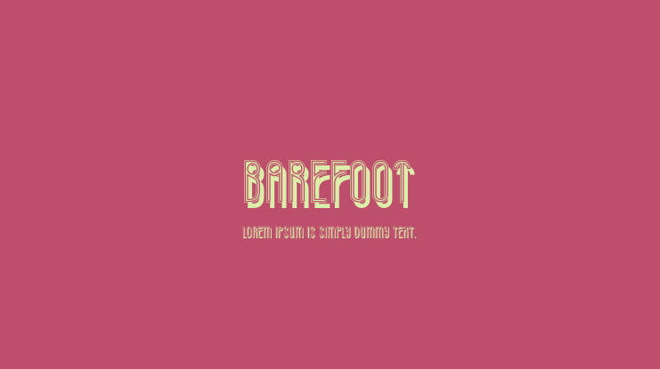 Barefoot Font