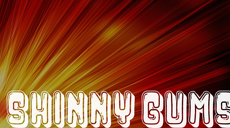 Shinny Gums Font