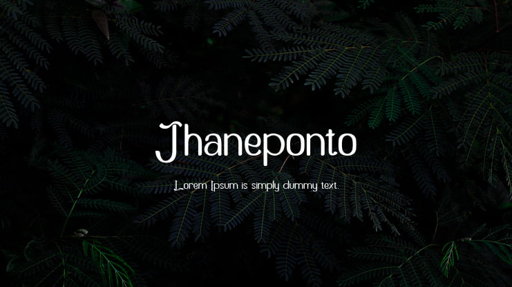 Jhaneponto Font