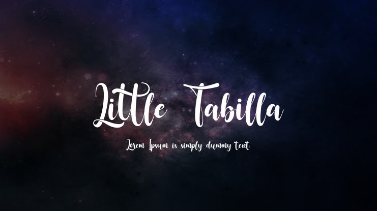 Little Tabilla Font