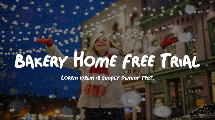 Bakery Home Free Trial Font