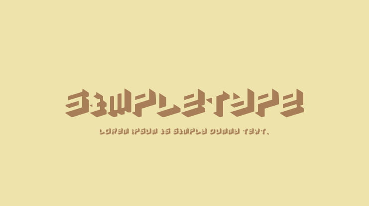 Simpletype Font