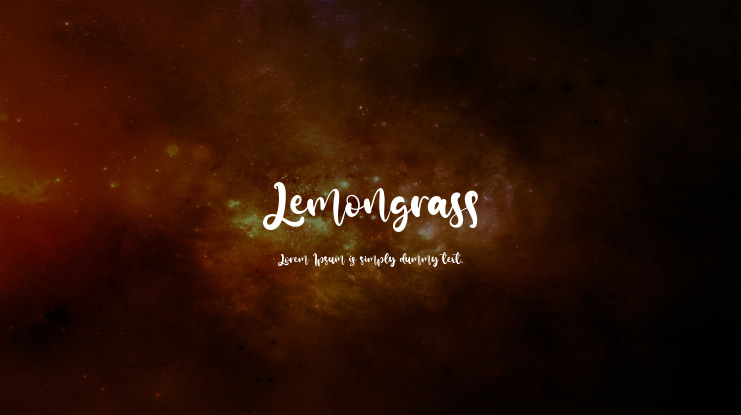 Lemongrass Font