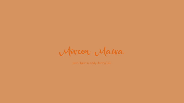 Moreen Maira Font