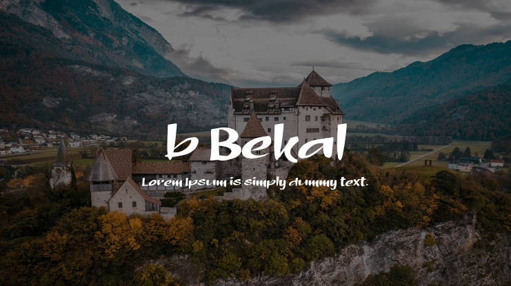 b Bekal Font