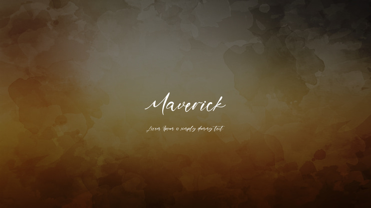 Maverick Font