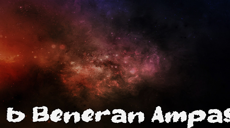 b Beneran Ampas Font