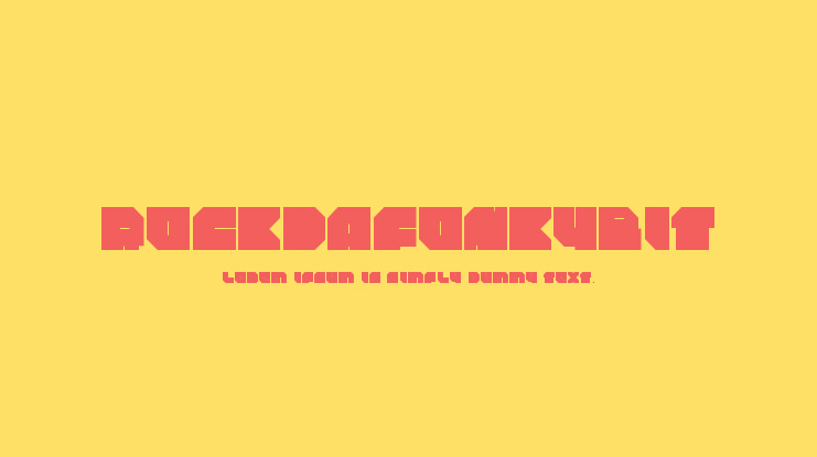 Rockdafonkybit Font
