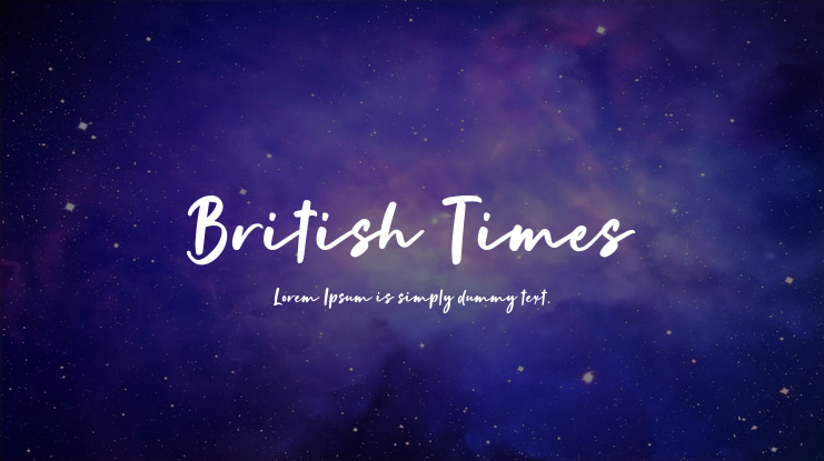 British Times Font