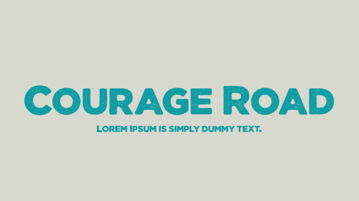 Courage Road Font