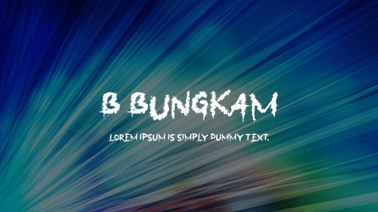 b Bungkam Font