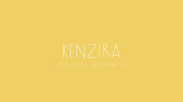 Kenzira Font