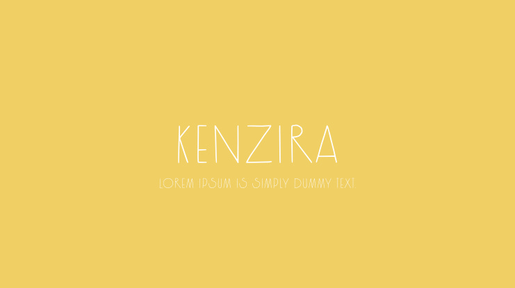 Kenzira Font