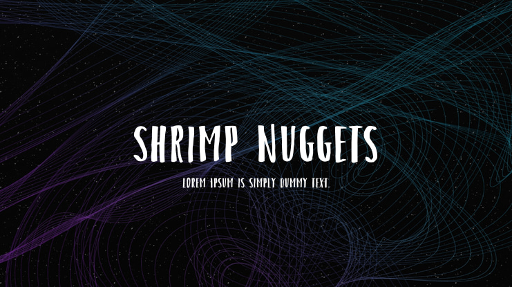 Shrimp Nuggets Font