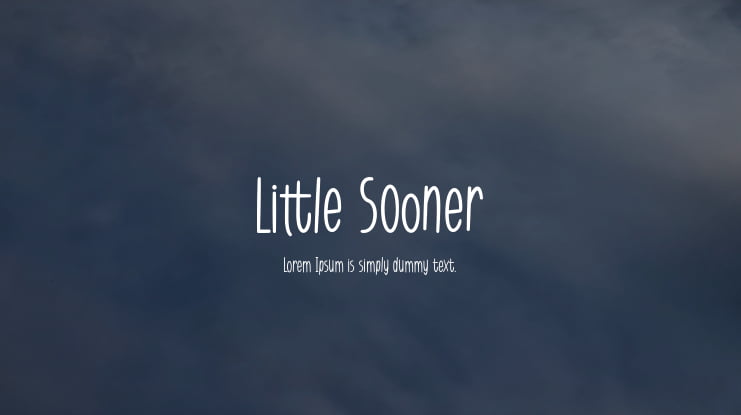 Little Sooner Font