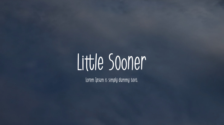 Little Sooner Font
