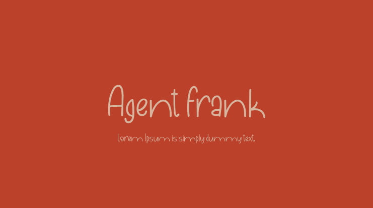 Agent Frank Font