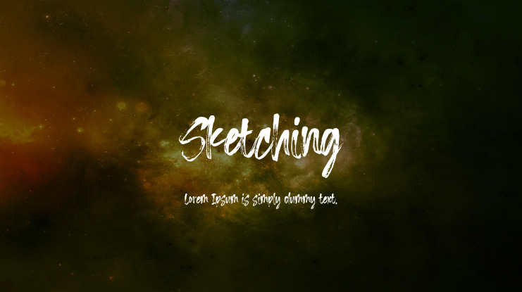 Sketching Font