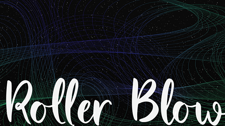 Roller Blow Font