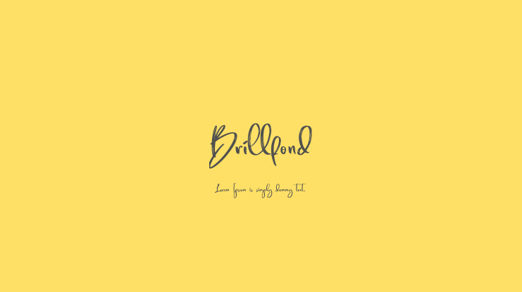 Brillfond Font