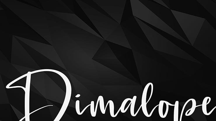 Dimalope Font
