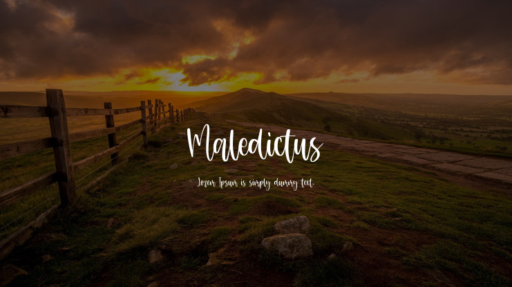 Maledictus Font