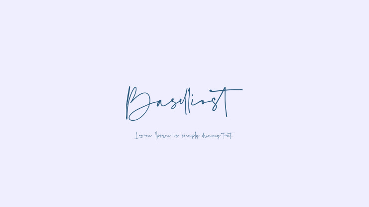 Baselliost Font