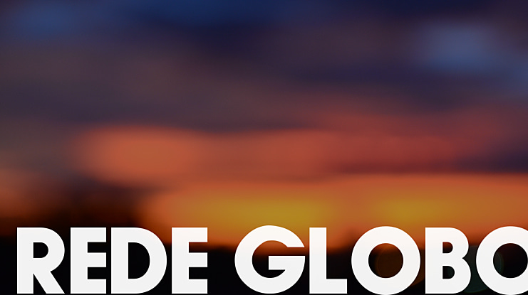 Rede Globo Font Family