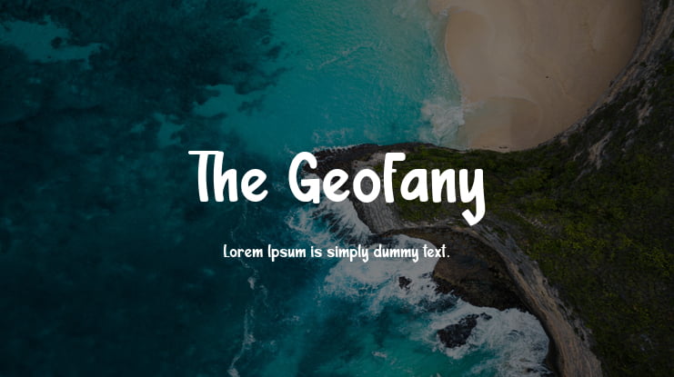 The Geofany Font