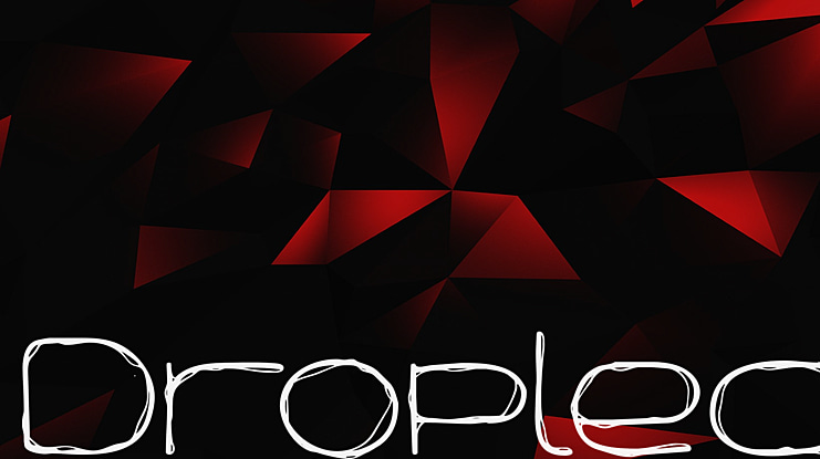 Dropled Font