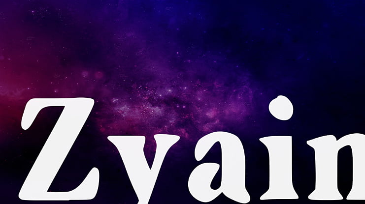 Zyain Font