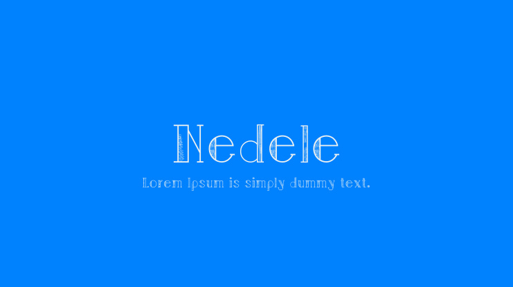 Nedele Font