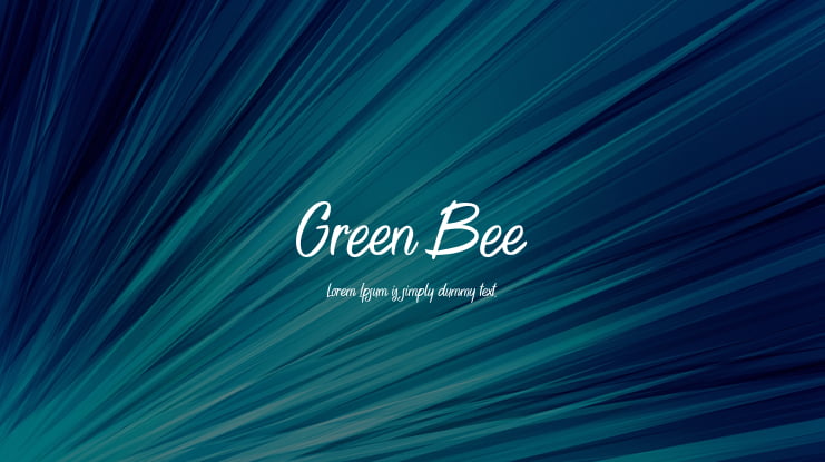 Green Bee Font