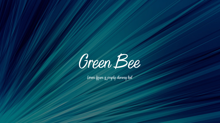 Green Bee Font