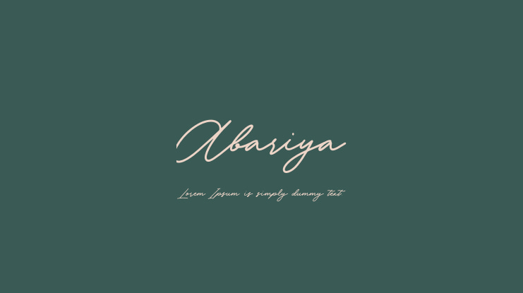Abariya Font