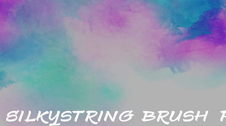 Silkystring Brush  FREE Font