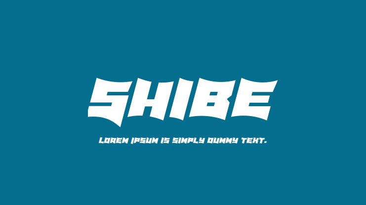 Shibe Font