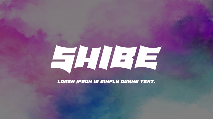 Shibe Font