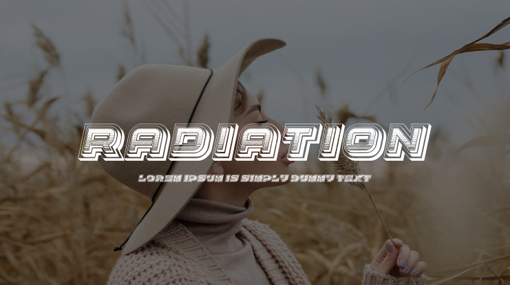 Radiation Font Family