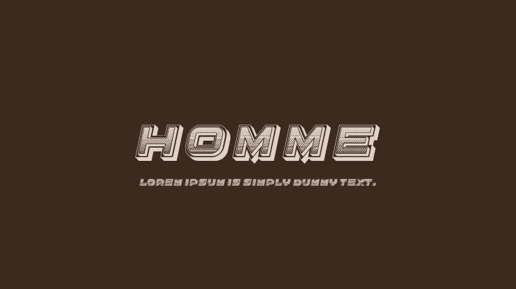 Homme Font