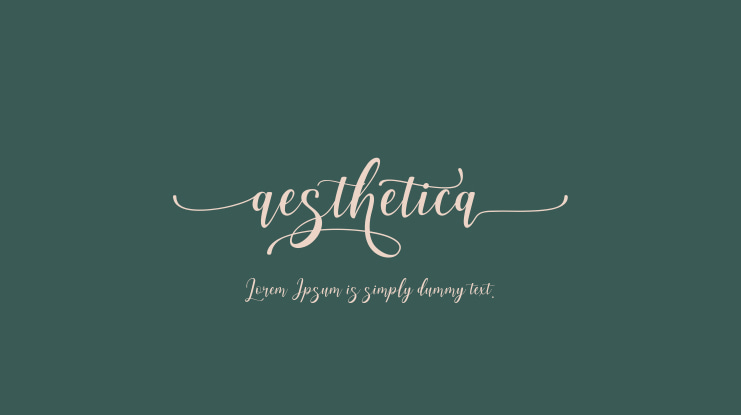 aesthetica Font
