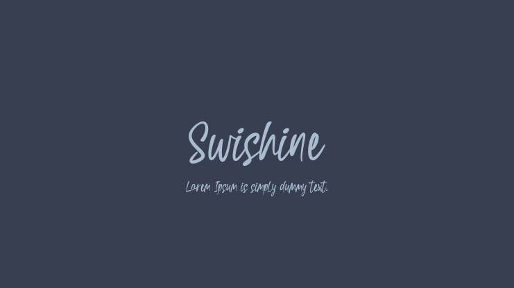 Swishine Font