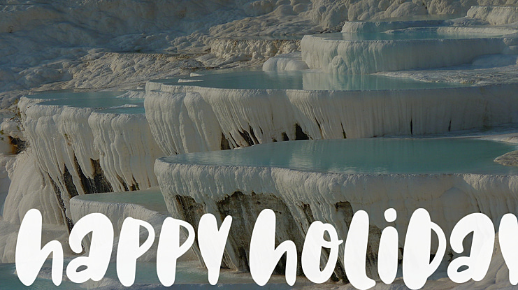 Happy Holiday Font