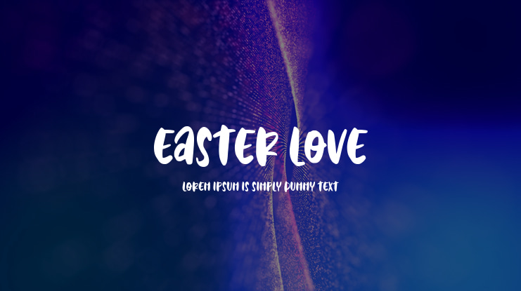 Easter Love Font