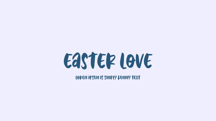 Easter Love Font
