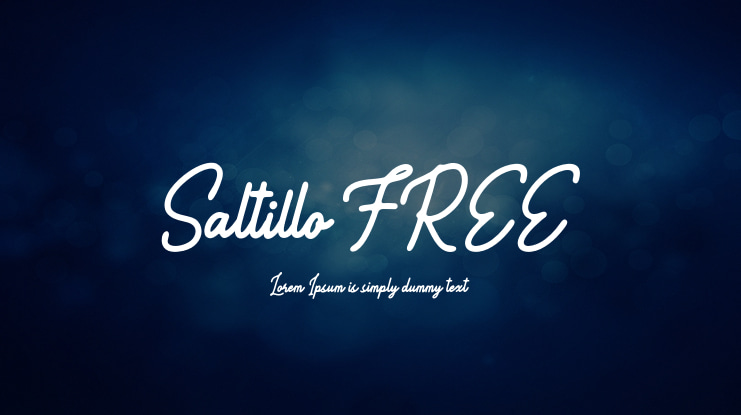Saltillo FREE Font